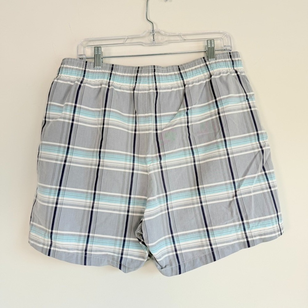 Lacoste Mens Plaid Swim Trunks Large Mesh Liner Preppy Travel Resort Beach - Picture 5 of 9